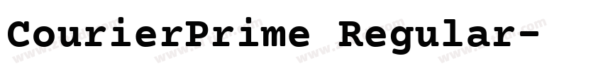 CourierPrime Regular字体转换